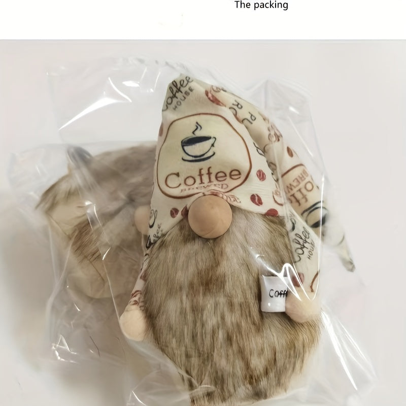 Canvas Coffee Gnome Figurine