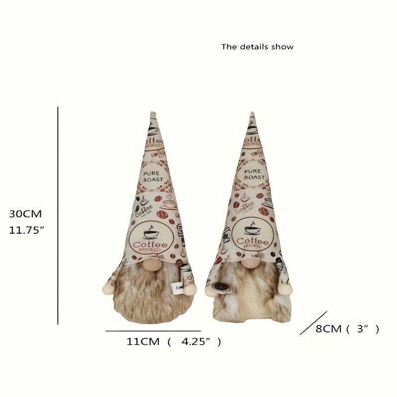 Canvas Coffee Gnome Figurine