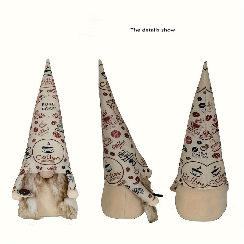 Canvas Coffee Gnome Figurine